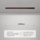Modern LED Ceiling Lamp for Living Dining Room Long Strip Wooden Decor Lamps Entryway Bedroom Aisle Cloakroom Lighting Fixture