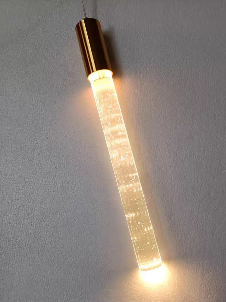 Crystal LED pendant lights Luxury Duplex Stair Chandeliers Living Room Hotel Ceiling Pendant Lamp Bedroom Bedside hanging lamp