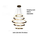 LED Luxury Marble Golden Black Lustre Hanging Lamp Chandelier Lighting Suspension Luminaire Lampen For Living Room