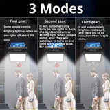 Solar Lights Outdoor PIR Motion Sensor COB Solar Led Light Outdoor Powered By Sunlight Wall Street Lamp Waterproof Home Garden