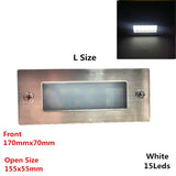 IP65 Underground light 12 LED 15 LED Stair Light Step Light Recessed buried lamp indoor outdoor Staircase Step lights 85-265V