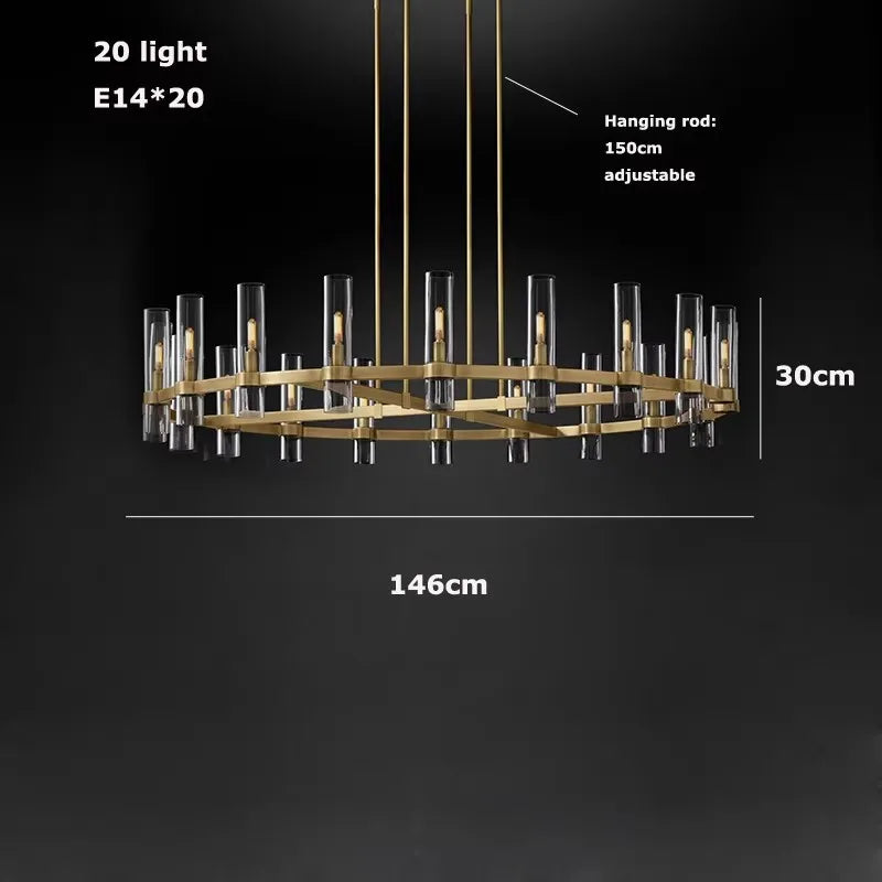 2026 Trendy Matt White Glass Black Brass Silver E14 Chandelier Hanging Lamps Lustre Suspension Luminaire Lampen For Living Room