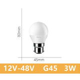 LED low-voltage bulb AC/DC12V 24V 36V 48V E27 B22 10W Bombilla For Solar Led Light Bulbs 12 Volts Low Voltages Lamp Lighting