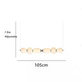 Nordic Restaurant Combination Chandelier Acrylic Material Table Dining Kitchen Island Pendant Lights Minimalist Decor Fixture