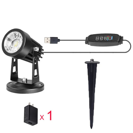 LED Dimming And Color Matching Timing Indoor USB Plug-In Spotlight Wall Projection Flower Bed According To The Tree Plug-In Lamp