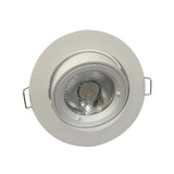 High Quality Zinc Alloy Recessed Led Ceiling Spotlight Cut-out 75mm GU10 Housing Frost White Led Downlight Lamp Frame Fixture