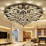 High-end Luxury LED Chandelier Living Room Restaurant Bedroom Hotel Villa Remote Control Crystal Pendant Lamp Home Decor Light