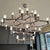 Modern Luxury Foyer G9 Led Chandelier Lustre Metal Pendant Chandelier Lighting Stairs Hanging Lamp Deco Led Indoor Light Fixture