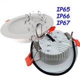 Recessed Built-in Led Spots 220v IP65 Waterproof LED Downlight Dimmable 7W 9W 12W 15W Kitchen Bathroom Toilet Hotel Ceiling Lamp