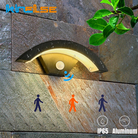 20W/36W Outdoor Modern LED Wall Lamp Motion Sensor Waterproof IP65 Front Door Garden Sconces Porch Landscape Decors Wall Lighting