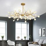 Nordic Led Creative Chandelier Modern Branch Ceiling Pendant Light For Living Room Home Decoration Lustre Indoor Lighting Lamps