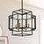 4-Lights Lantern American Style Pendant Lights Fixtures Industrial Farmhouse Hanging Chandelier for Living Room Island Kitchen