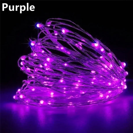 5M LED String Lights Waterproof Led Copper Wire Fairy Lights Battery Operated DIY Wedding Party Christmas Decoration Garland
