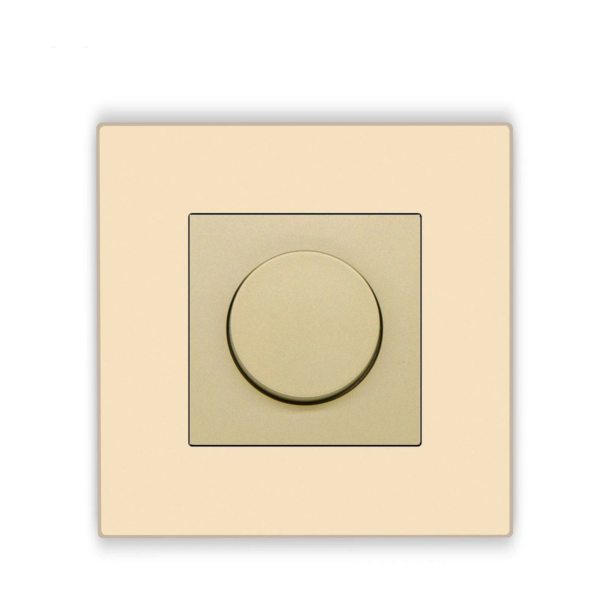 Dimmer Light Switch Rotary Knob Glass Mechanical LED Dimmable Wall Mounted Switches EU Standard Switches