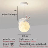 Creative Cartoon Animals LED Hanging Chandelier for Living Room Kid’s Bedroom Bedside Lamps Home-appliance Decor Pendant Lights