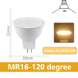 LED Spotlight MR16 12PCS GU5.3 Low Voltage AC/DC12V-24V  3-7W 120/38 Degree Warm White Light No Flicker for Home and Office