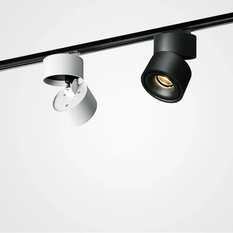 350° rotation 90° up and down folding adjustable light mounting and track spotlights suitable for home merchants 10W,12W,15W,18W