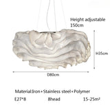 Art Deco Shop Restaurant Chandeliers Modern Creative Cloud Pendant Lights Living Room Bedroom Hanging Lamps for Room Decor LED