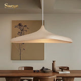 Wabi-Sabi Minimalist Stylish LED Ceiling Chandelier Lamp Design Symbol Pendant Lights Home Decoration for Bedroom Bar Background