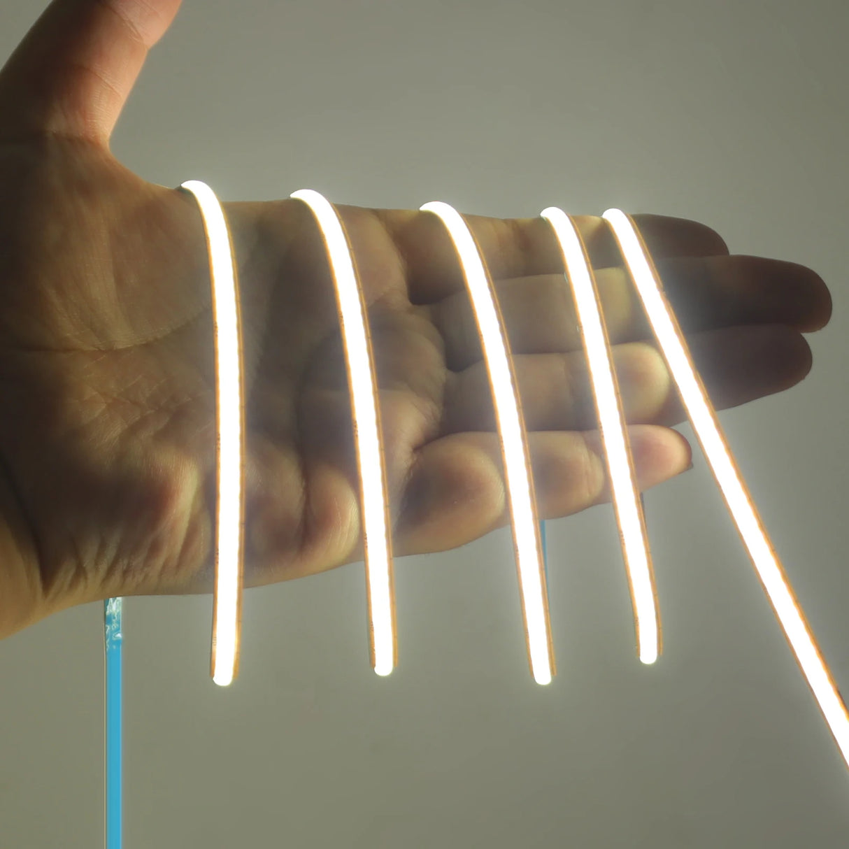 Ultra-Slim 5mm COB LED Strip Light - 12V 24V 400 LEDs/M Flexible Ribbon