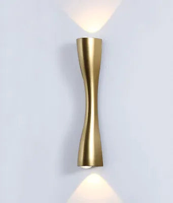 Modern waterproof minimalist LED wall lamp indoor and outdoor IP65 long horn wall lamp hotel aisle corridor bedside lamp