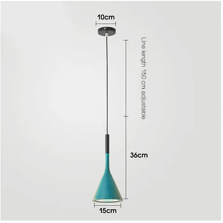 Modern Led Pendant Lights Black White for Kitchen Fixtures Bedroom Table Dining Room Hanging Lamp Lampshade Home Chandelier