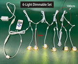1W 12V Embedded Mini LED Downlight Kit with 100-240V Transformer - Glare-Free Dimmable Spotlight (28mm Cutout) for Indoor Decor