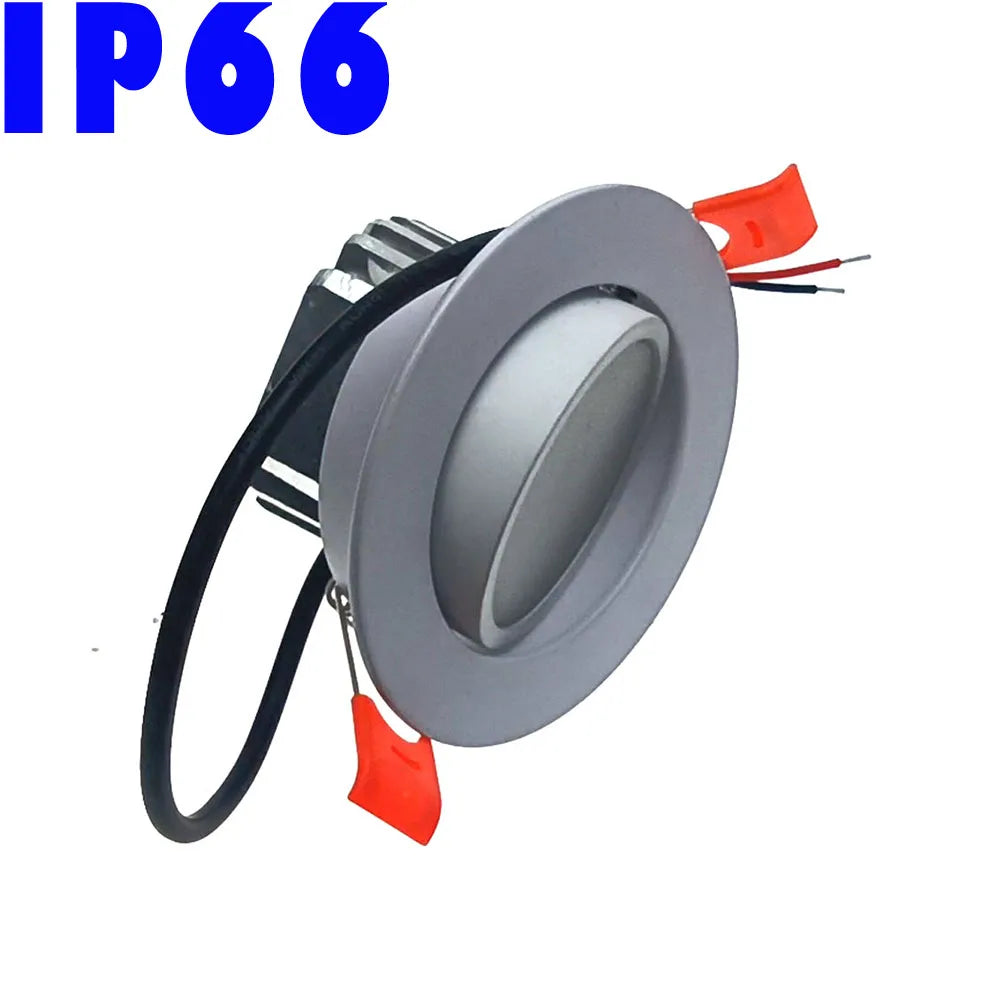 Built-in Led Spots 220v 110V Waterproof LED Downlight IP65 Kitchen 7W 9W 12W 15W 18W Outdoor IP67 Light Recessed Ceiling Lamp