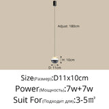 2026 New Bedside Led Pendant Lights Simple Bedroom Aisle Porch Cloakroom Small Chandelier Modern Home Indoor Decor Lighting Lamp