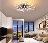 LED ceiling fan with Lights remote control home decor ventilator lamp Living room Bedrpoom DC ceiling fan lamp
