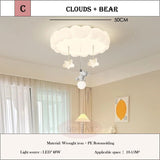 Modern Cloud LED Ceiling Light - Bubble Ball Lamp for Children's Bedroom