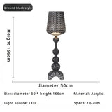 Italian Kartell living room floor lamp designer,artistic decoration,hollowed out internet famous ornament,ins style bedroom lamp