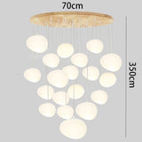 Nordic home decoration, stair chandelier, living room and dining room Pendant lights, ceiling light, indoor lighting