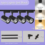 Led Track Light Spot Led Rail Lighting COB Light Fixture Led Spot Lights 220v Ceiling spots Lamp For kitchen Clothing Shop Store