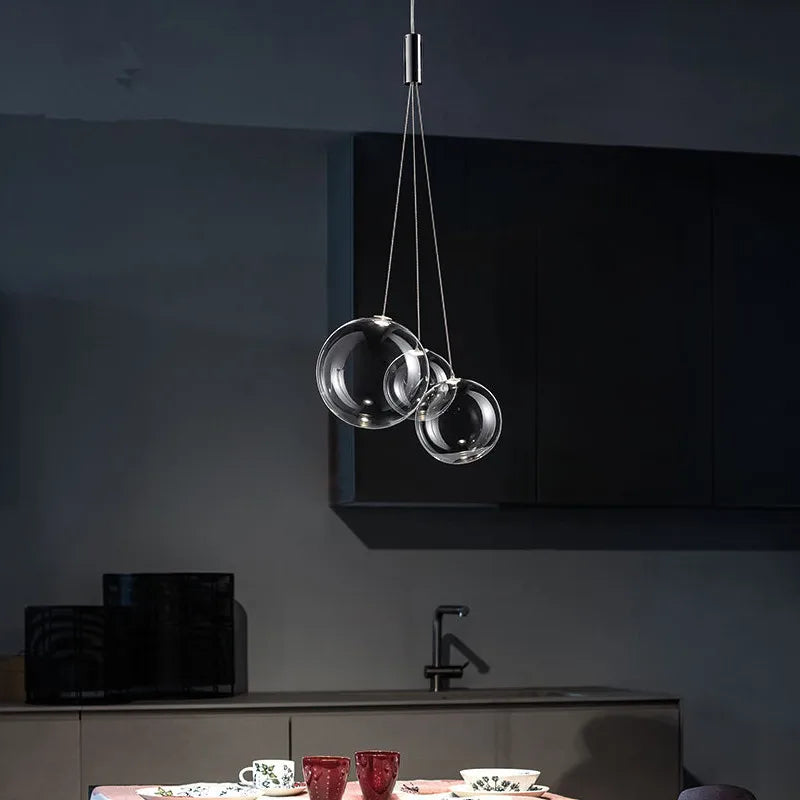Italy Bubble Glass Ball Chandelier - Luxury Designer G9 Pendant Light
