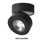 Ultra thin Surface Mounted Rotating Anti Glare Dimmable LED Downlight AC85-290V Ceiling Spotlight Lamp Indoor Lighting