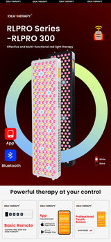 Red Light Therapy LED Physical Therapy Full Body 480,590,630,660, 670, 810, 830, 850,1060 Red Infrared Light Therapy Panel With Mobile Stand