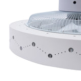 Ceiling Fan Light  Chandelier with Remote Control for Bedroom Living Room