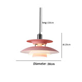 30CM Nordic Creative Design Pendant Lamp High Quality Color Umbrella Led Chandeliers Living Kitchen Bedroom Home Furnishings Lighting