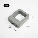 Outdoor Waterproof Motion Sensor LED Wall Lamp (Black/Gray Aluminum) - Human Body Induction Exterior & Interior Sconce Light Fixture for Porch, Balcony & Patio