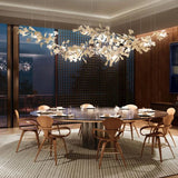 Chandeliers for Dining Room Decor Ceramics Led Lamp Lustre Nordic Ceiling Chandelier Kitchen Living Center Table Indoor Lighting