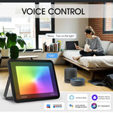 RGB Floodlight Smart APP Voice Control RGBCW CCT 3000-6500K 30W 50W 100W 220V AC For Garden Party Outdoor Lighting