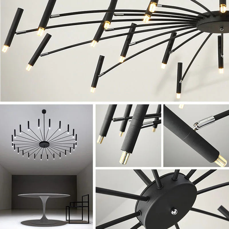 2026 Modern Design Art LED Chandelier Bedroom Restaurant Hanging Light Lighting Lustre LivingRoom Pendant Lamp Home Deco Fixture