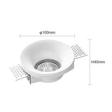Recessed Gypsum Ceiling Downlight - Borderless Trimless GU10 LED Spotlight