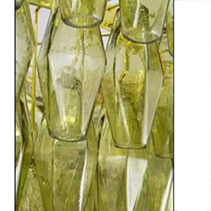 2027 Murano Glass Wish Bottle Pendant Lamp Colorful Glass Electroplated Brass Silver Round Dimmable Ceilings Lustre