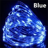 USB LED String Lights Copper Silver Wire - 10M 20M 30M Waterproof Fairy Lights
