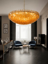 2027 Murano Glass Wish Bottle Pendant Lamp Colorful Glass Electroplated Brass Silver Round Dimmable Ceilings Lustre
