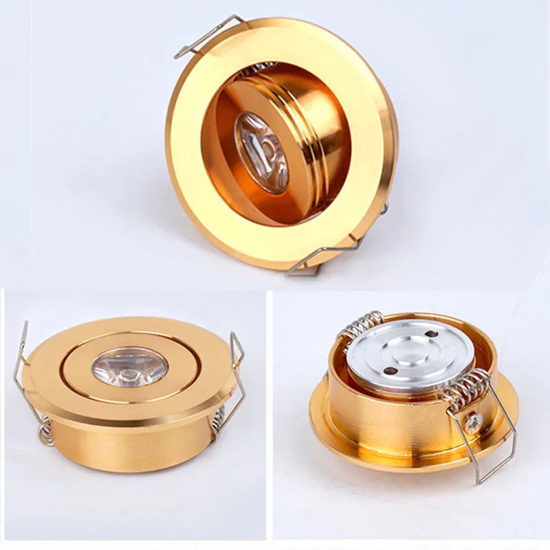 3W LED Mini Ceiling Spotlight - Recessed AC85-265V Micro Downlight