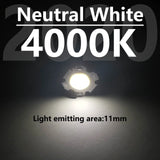 15pcs a lot 3W 5W 7W 10W LED Source Chip High Power LED COB Side 11mm Light Bulb Lamp Spotlight Downlight Lamp Warm Nature White