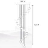 Modern Stair chandelier Pendant lights indoor lighting Ceiling lamp hanging light led Chandeliers for living room indoor lightin